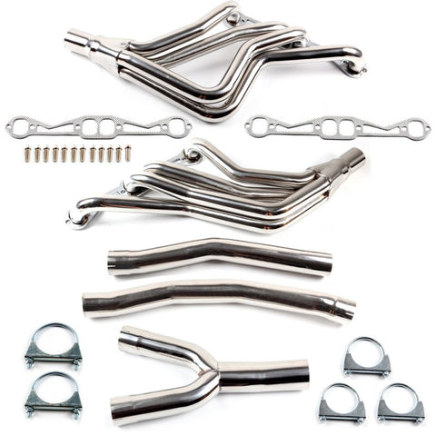 Long Tube Exhaust Header Y-Pipe For Chevrolet Camaro Pontiac Firebird 1pcs