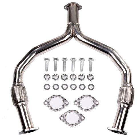 Exhaust Manifold X/Y-Pipe For Nissan 370Z Infiniti G37 1pcs