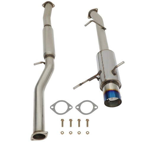 4.5" Burnt Tip Muffler SS Catback Exhaust For Subaru 1pcs