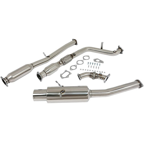 4.5" Tip Turbo Catback Up Down Pipe Exhaust System For Subaru Impreza Volkswagen Touareg 1pcs