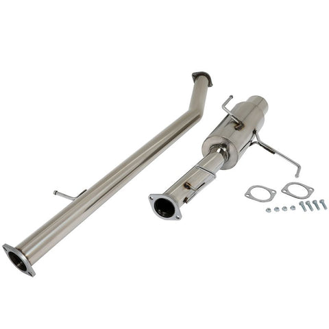 4.5" Round Tip Catback Exhaust Muffler Pipe System For Nissan 240SX 1pcs