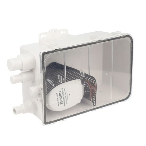 Shower Sump Pump System Drain Box(SFBP1-G750-07) 12V 750GPH -1pc