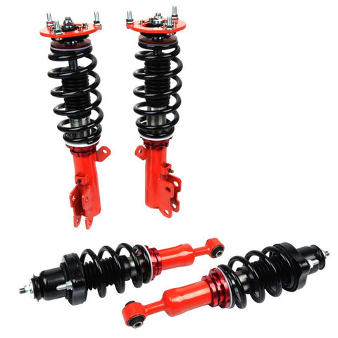 Coilover Struts Kit Fit For Mitsubishi Lancer Red - 4 pcs