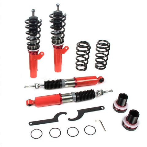 Coilover Struts Kit Fit For Audi Volkswagen Red - 4 pcs