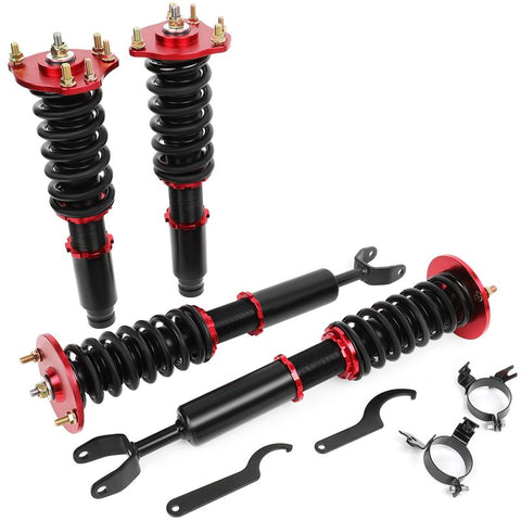 Coilover Struts Kit Fit For Honda Prelude Red - 4 pcs