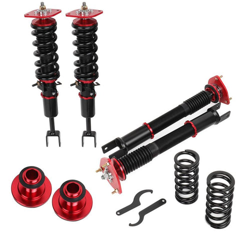 Coilover Struts Kit Fit For Nissan 350Z Red - 4 pcs
