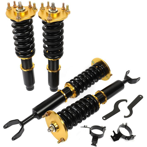 Coilover Struts Kit Fit For Honda Prelude Golden - 4 pcs