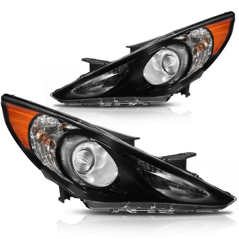 Headlight Assembly (92101-3Q000) For Hyundai Sonata - 1 Pair