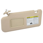 Sun Visor Beige Left Driver Side with Sunroof  for Toyota (74320-48500-E0)- 1 PC