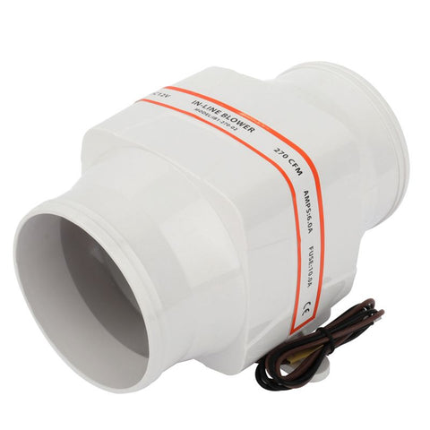 Marine Bilge Air Blower 12V 270 CFM 4" -1pc