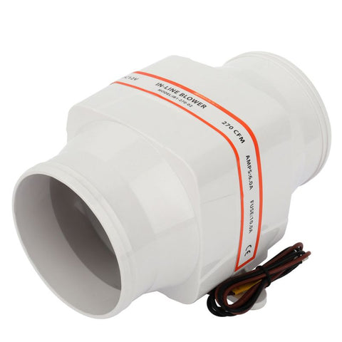 Marine Bilge Air Blower 24V 270 CFM 4" -1pc