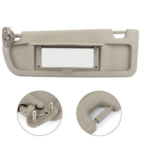 Sun Visor Warm Gray Left Driver Side without Sunroof  for Honda (83280-SNA-A01ZE)- 1 PC