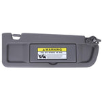 Sun Visor Atlas Gray Right Passenger Side without Sunroof for Honda (83230-SNA-A01ZA)- 1PC