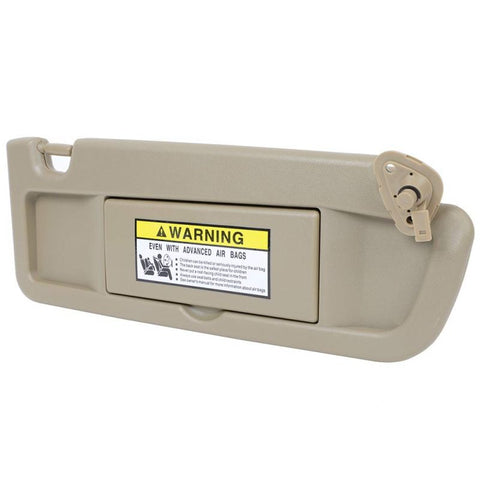Sun Visor Ivory /Tan Right Passenger Side without Sunroof for Honda (83230-SNA-A01ZB)- 1PC