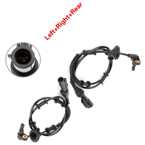 ABS sensor (2L1Z2C204BA) For Ford Lincoln-2 set Left Right Rear