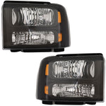 Headlight Assembly (6C3Z13008AB ) For  Ford F- 1 Pair