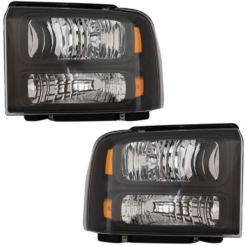 Headlight Assembly (6C3Z13008AB ) For  Ford F- 1 Pair