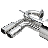 2 Inch Dual Muffler Tip Catback Exhaust for 1985-1989 Toyota MR2 w/ Quad W10 SW 4A-GE
