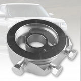Oil Filter Cooler Sandwich Plate Adapter, Universal Aluminum Oil Pressure Temperature Sensors Oil Filter Cooler Adapter Kit 3/4-16 UNF