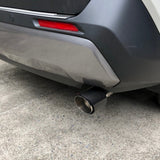 SPELAB Exhaust Tip Exhaust Tail Pipe Real Carbon Fiber Burnt Blue Tip Pipe Universal
