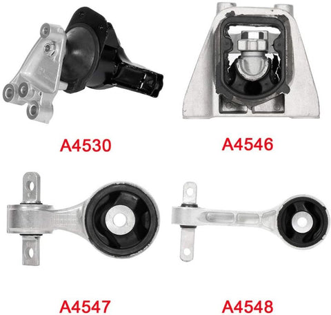 Engine Motor Set 4PCS (A4530 A4547 A4548 A4546)  for Honda Civic
