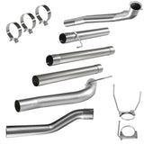 4" 2010-2012 Dodge Ram 6.7 Cummins DPF Delete Exhaust System |