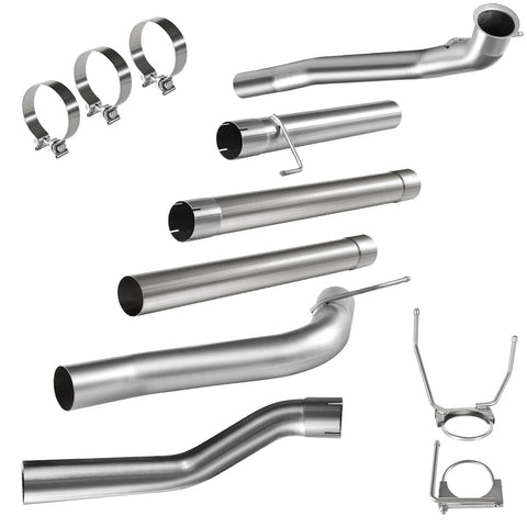 4" 2010-2012 Dodge Ram 6.7 Cummins DPF Delete Exhaust System |