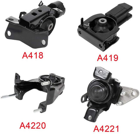 Engine Motor (A4219 A4221 A4220 A4218 ) Fit for Toyota Corolla Set of 4