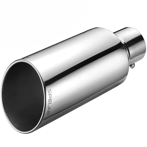 Exhaust Tip 5" In, 6"/7"/8" Out, 18" Length T304 | SPELAB