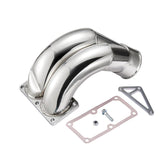 Exhaust Up-Pipe for Ford 2008-2010 6.4L Powerstroke Diesel Heavy Duty Polished NO EGR |