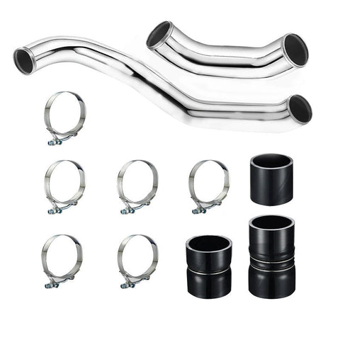 Hot Side Intercooler Pipe Kit For 2008-2010 6.4 Powerstroke Diesel Ford F250 F350 F450 F550