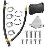 SPELAB 2011-2016 GMC Chevy LML 6.6L Duramax EGR Valve Cooler Delete Kit Black Off Plate