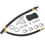 SPELAB 2011-2016 GMC Chevy LML 6.6L Duramax EGR Valve Cooler Delete Kit Black Off Plate