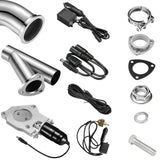 2.5 Inch Dual Manual Switch Electric Exhaust Cutout Valve