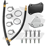 SPELAB 2011-2016 GMC Chevy LML 6.6L Duramax EGR Valve Cooler Delete Kit Black Off Plate