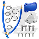 SPELAB 2011-2016 GMC Chevy LML 6.6L Duramax EGR Valve Cooler Delete Kit Black Off Plate