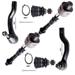 Tie Rods Kit(EV800106) For Nissan Frontie-6set