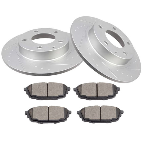 Brakes and Rotors (EHT892H) For Mazda-[2+4]