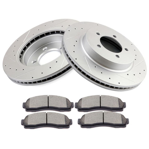 Brakes and Rotors (54094 ATD833C) For Ford-[2+4]