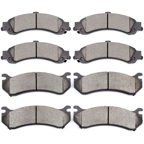 Front Rear Ceramic Brake Pads Brakes(D834-7707)-8pcs