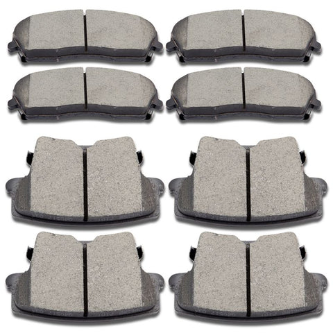 Front Rear Ceramic Pads Brakes(D1057-7964)For Dodge-8pcs