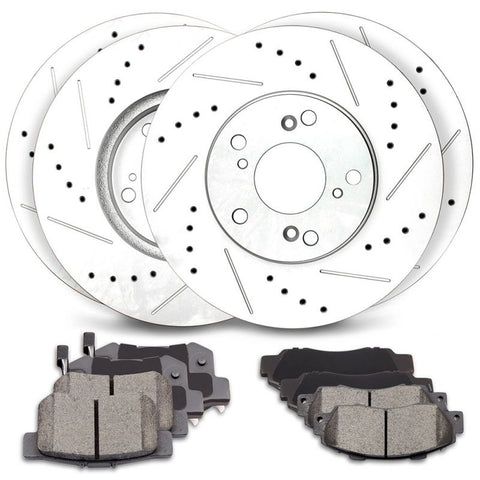 Brakes and Rotors (120.40042) For Honda-[4+8]