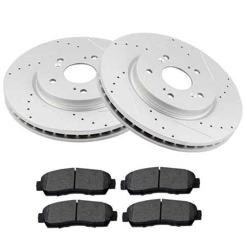 Brakes and Rotors (D1089-7994) For Honda-[2+4]
