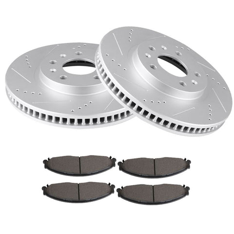 Brakes and Rotors (120.62069) For Cadillac-[2+4]