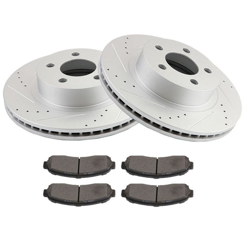 Brakes and Rotors (120.65082) For Ford-[2+4]