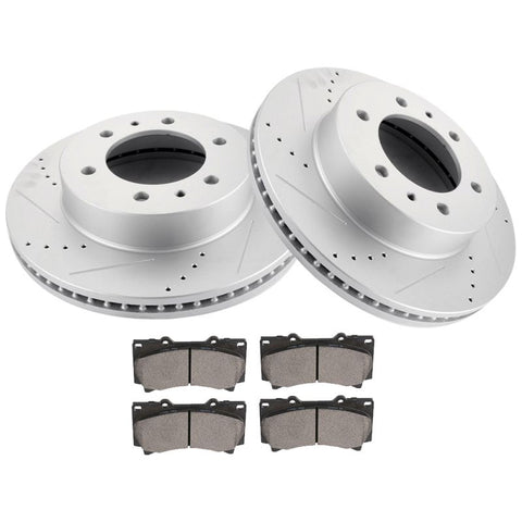 Brakes and Rotors (120.69001) For Hummer-[2+4]