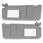 Left & Right Sun Visor Gray without Sunroof for Toyota (7432006780B0)- 2 PCS