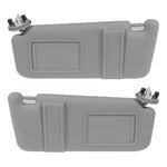 Sun Visor Gray Left & Right sides with Sunroof  for Toyota (74320-06800-B0,04002-30706-B0)- 2 PCS