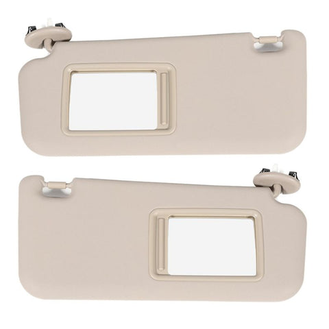 Sun Visor Beige Left & Right sides with Sunroof  for Toyota (74320-42501-B3)- 2 PCS