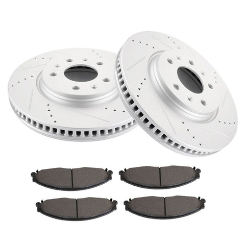 Brakes and Rotors (120.6207) For Cadillac-[2+4]